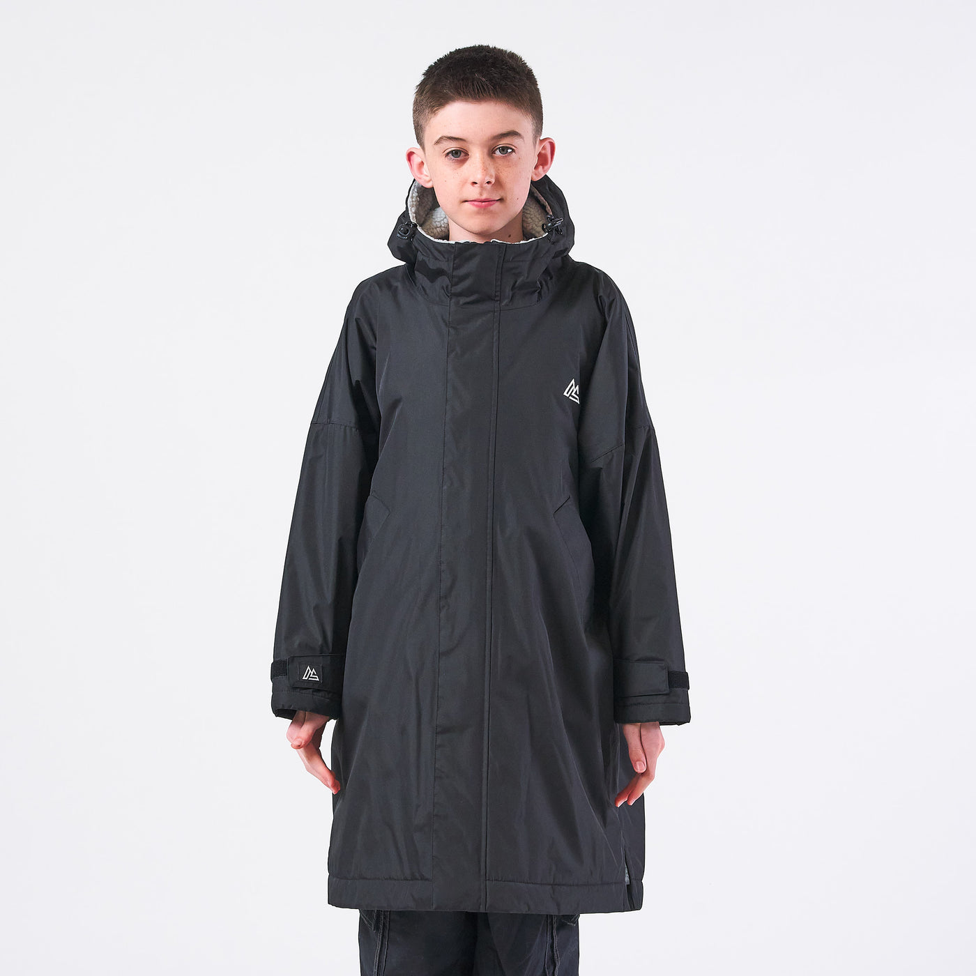 Kids Changing Robe - Black