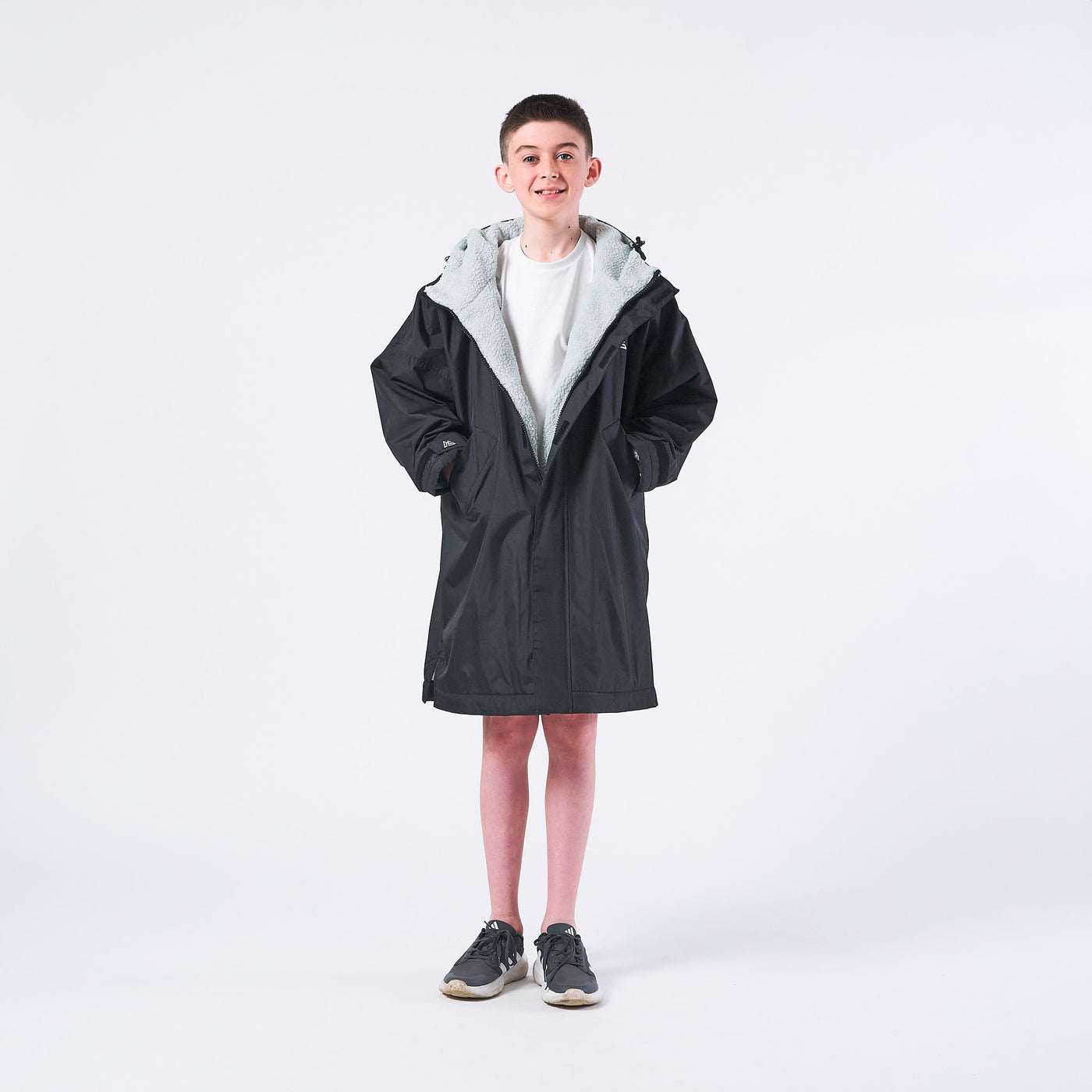 Kids Changing Robe - Black