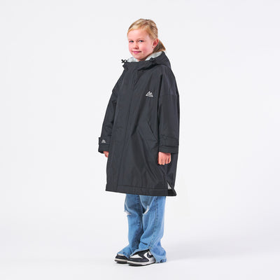 Kids Changing Robe - Black