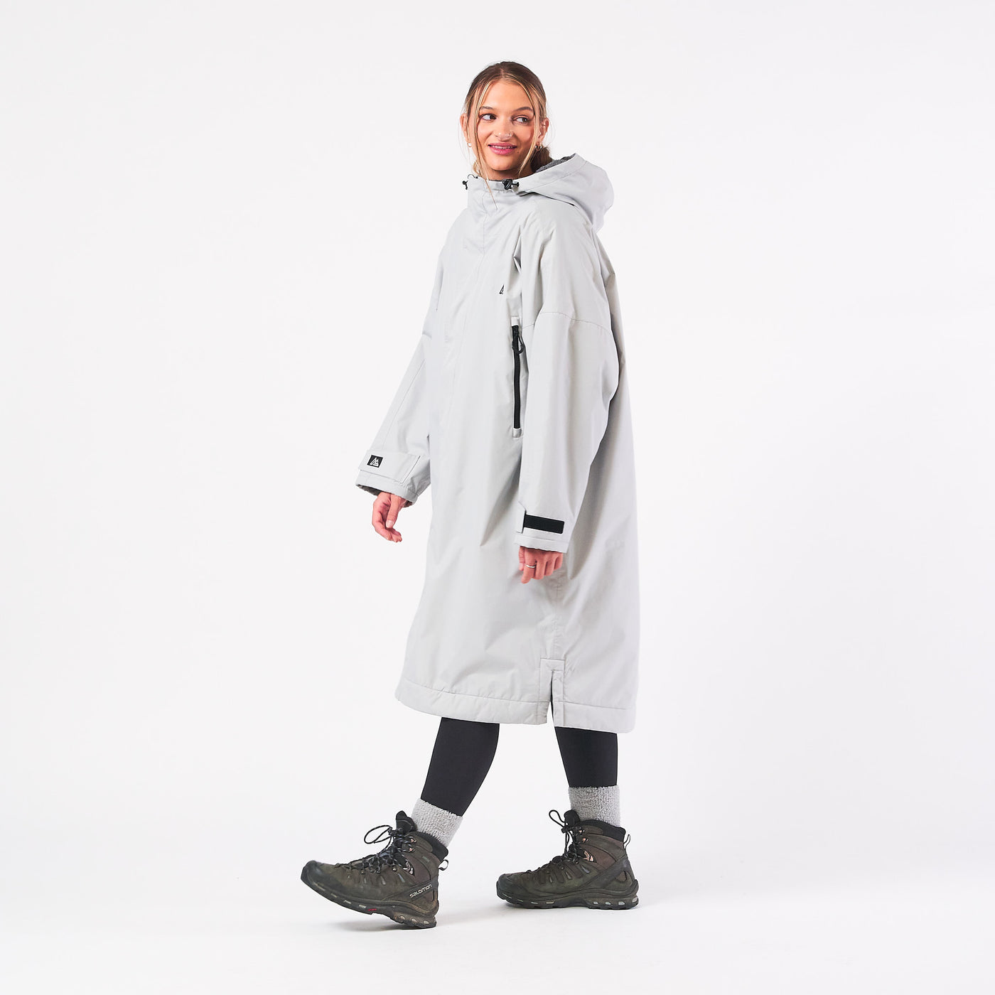 Adult Changing Robe - Light Grey