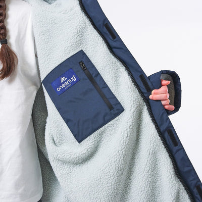 Kids Changing Robe - Navy