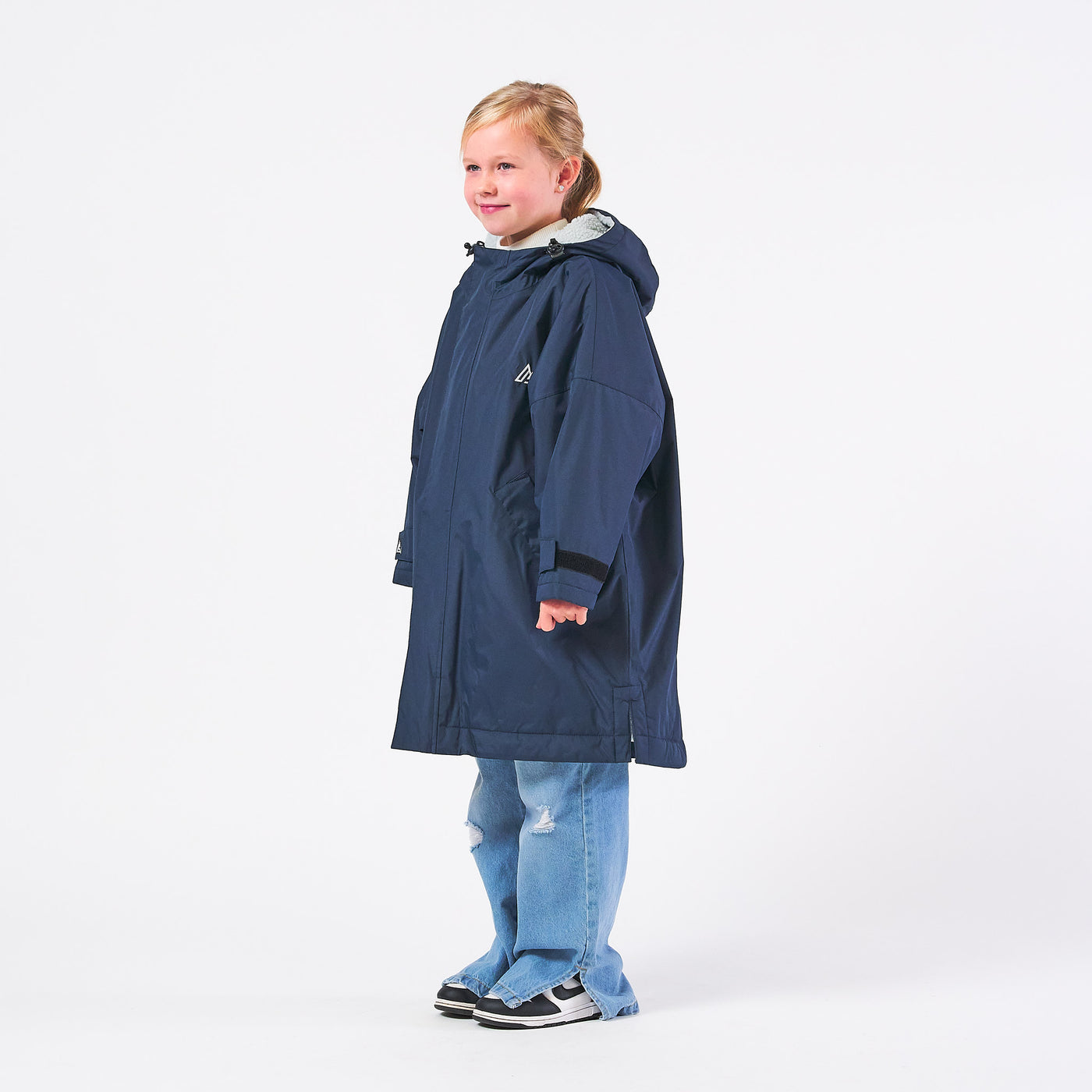 Kids Changing Robe - Navy