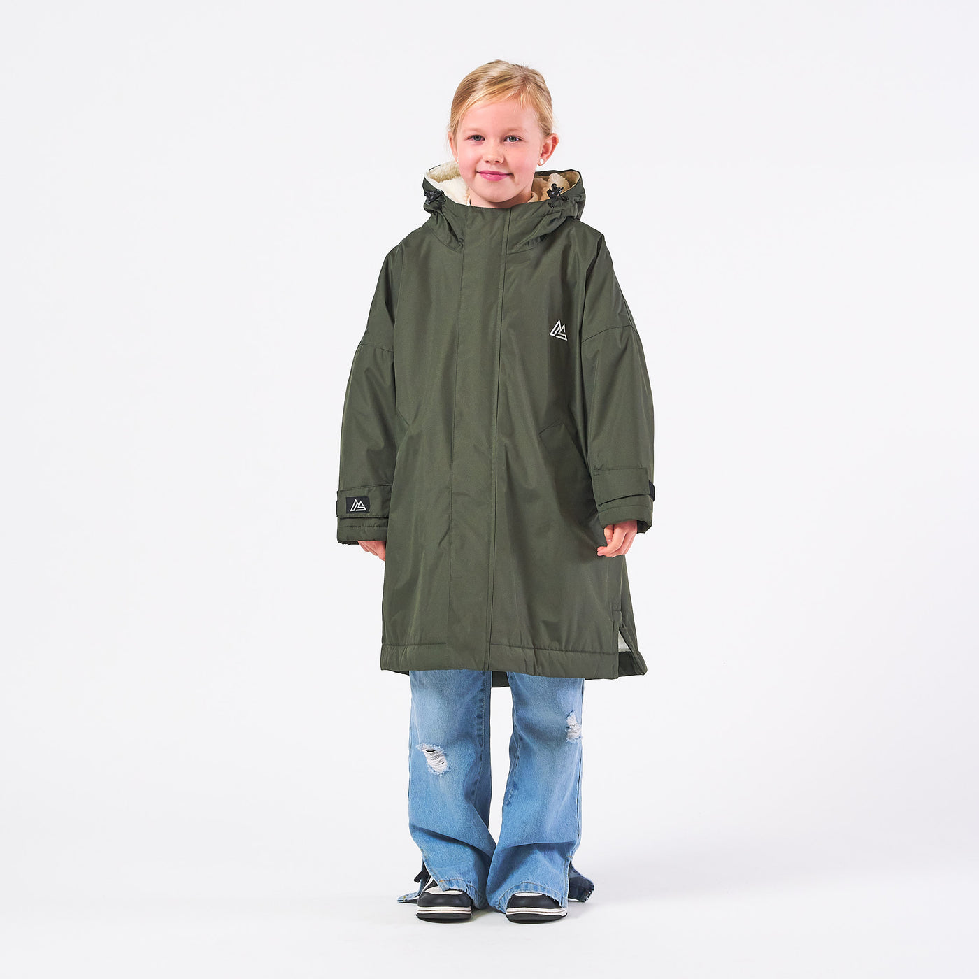 Kids Changing Robe - Khaki