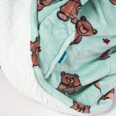 Hoodie Blanket - Teddy Bear