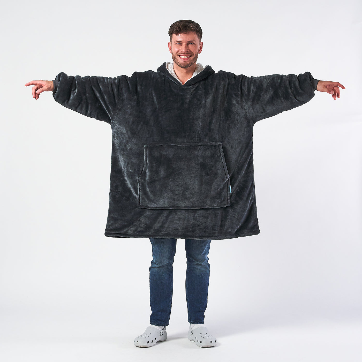 Hoodie Blanket - Dark Grey