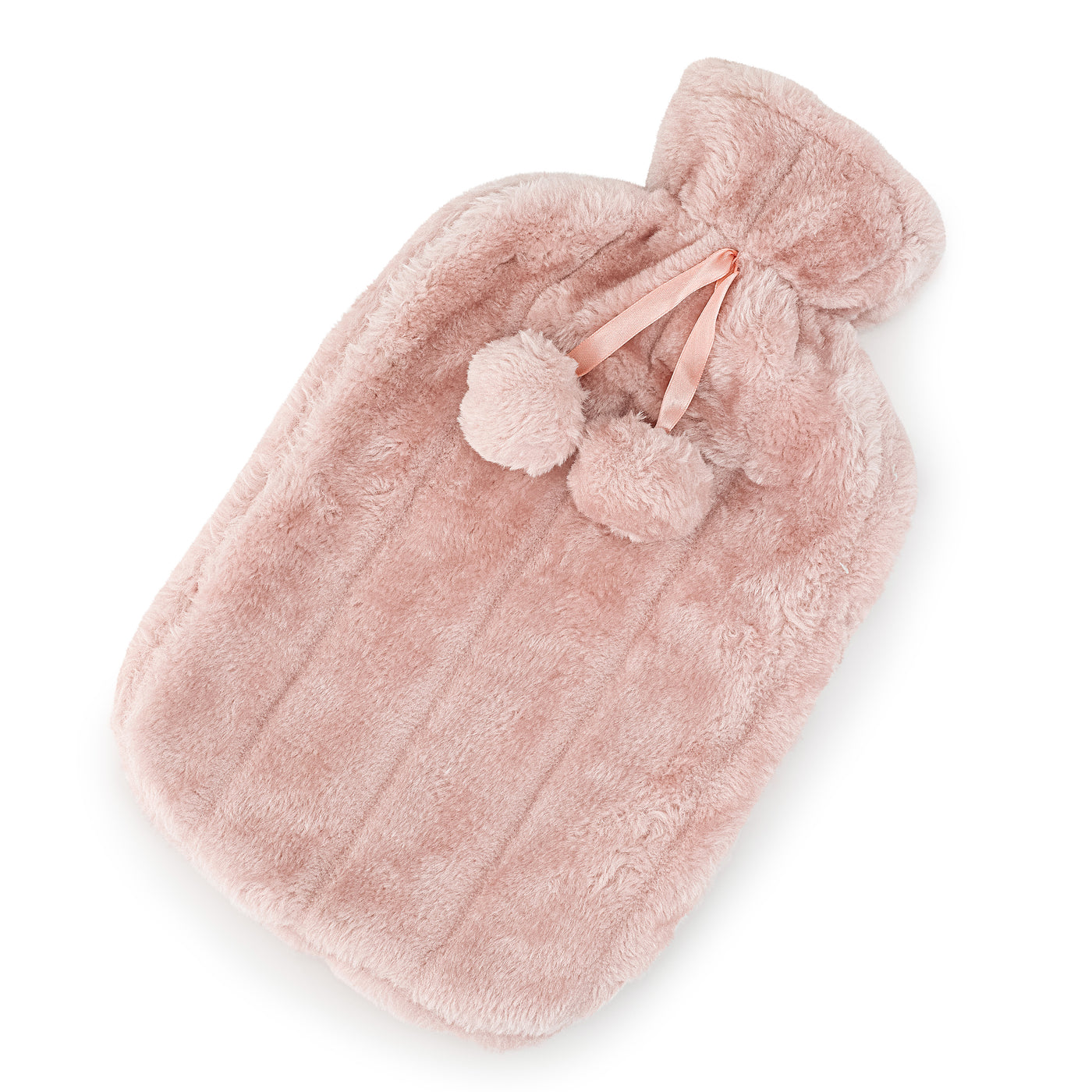 Square Luxury Hot Water Bottle & Cover - Pink