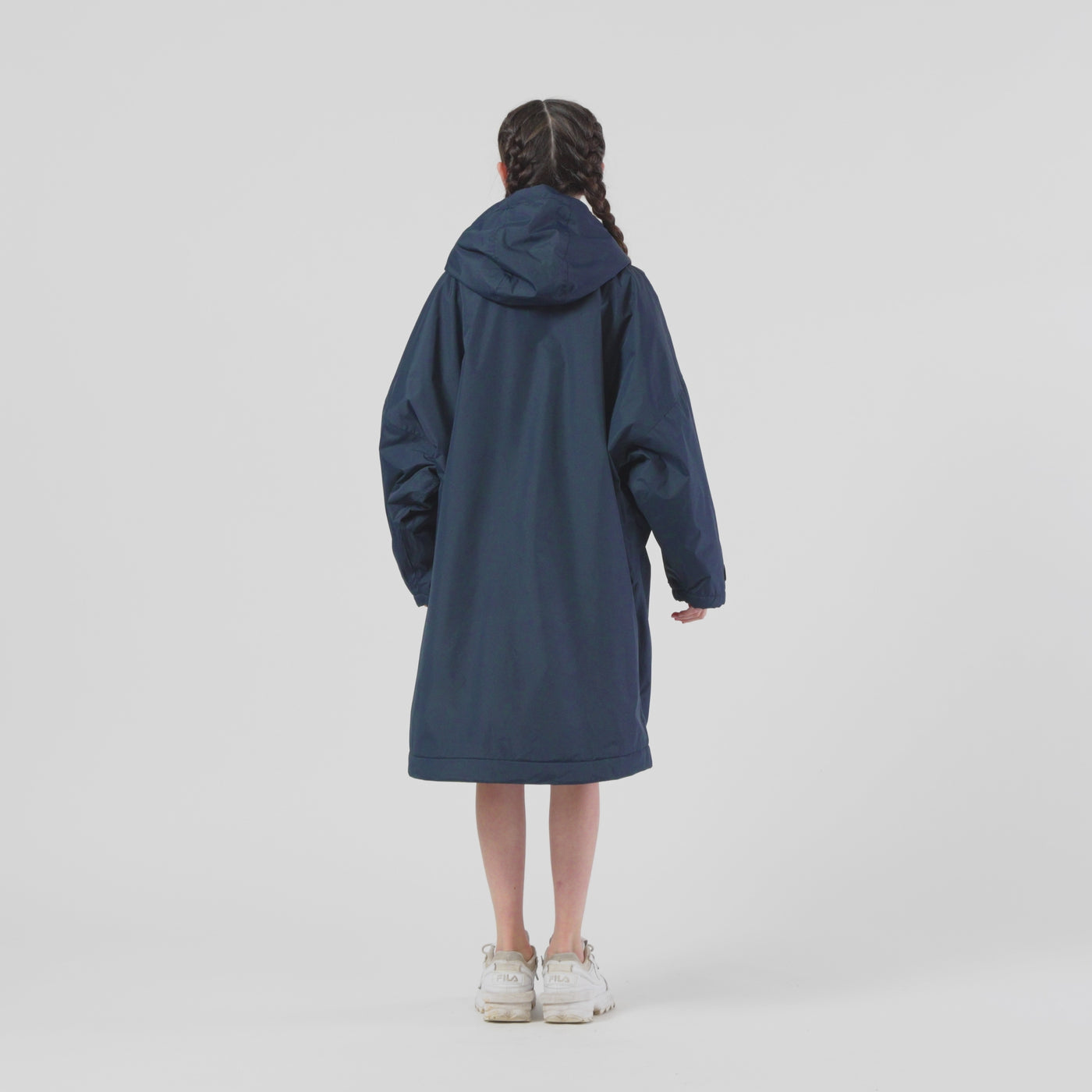 Kids Changing Robe - Navy